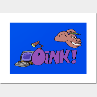 Oink Posters and Art